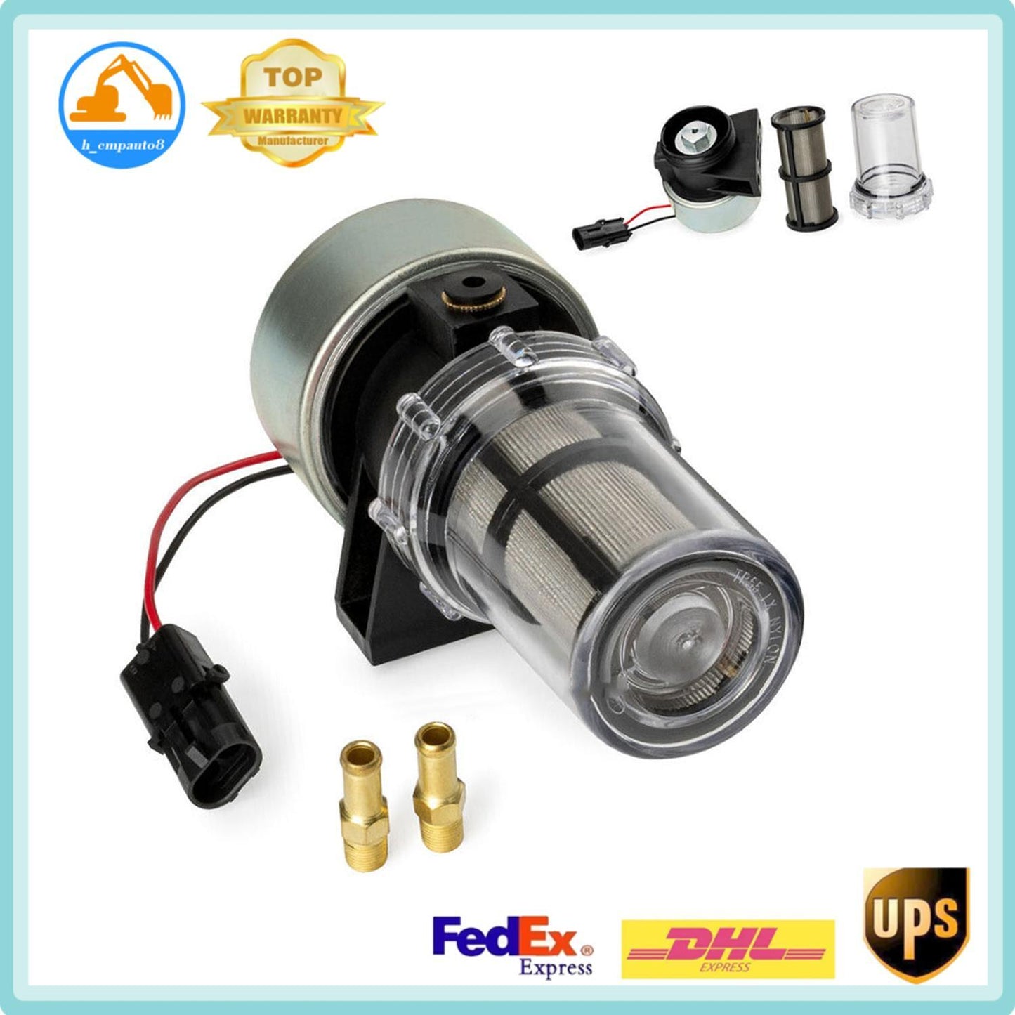 ya 27 7.2 New Fuel Pump for Thermo King MD URD 41-7059 Replace 30-01108-03 for Carrier