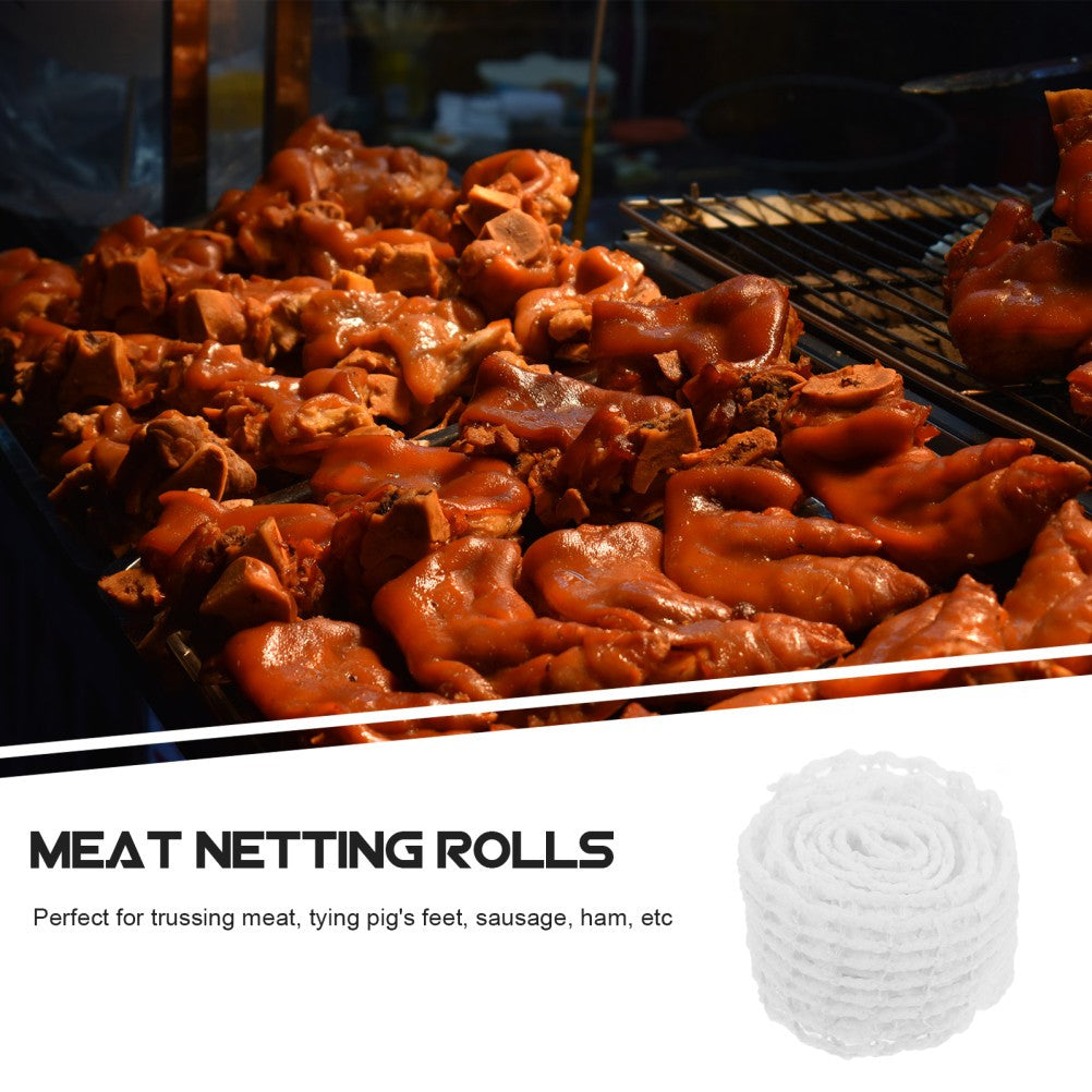 ya 26 6 Rolls Cotton Elastic Meat Netting Ham Sock Sa ge Net for Hotel