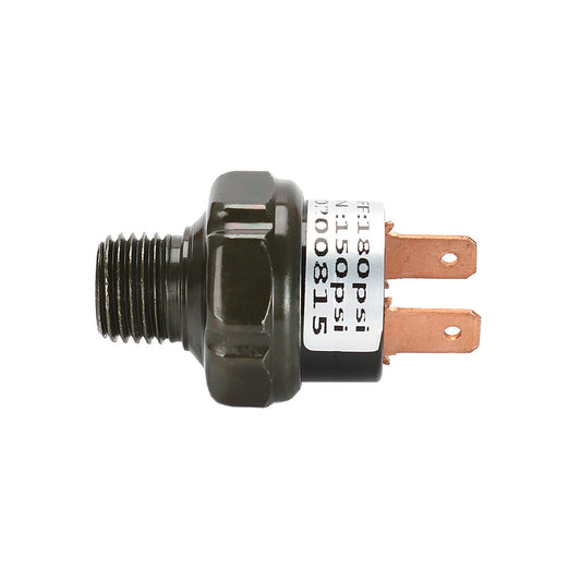 ya 8 5.27 150-180PSI Air Pressure Switch Tank Mount Thread 1/4 NPT 12V/24V For Train Horn