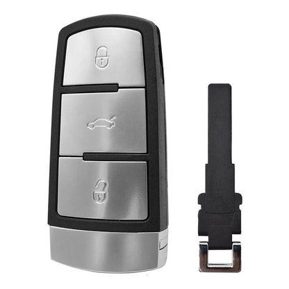 ya 5 8.7 for VW for VW for Passat B6 B7 CC 3-Button Remote Car Key Fob Case Shell + Blade