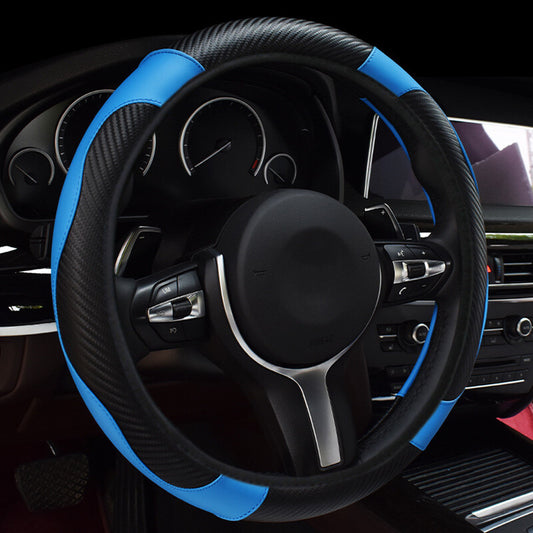 ya 1 7.3 15 inch 38 cm steering wheel cover universal carbon fiber elastic