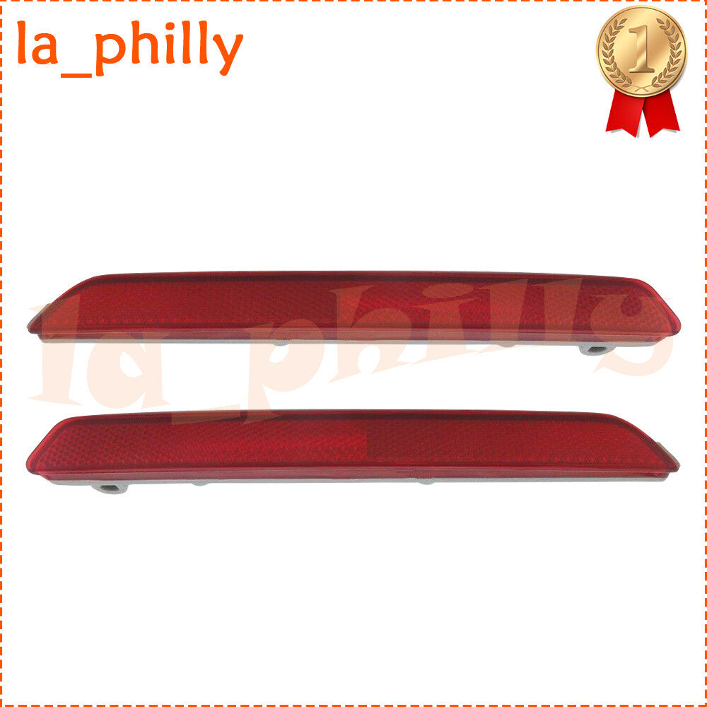 ya 27 6.21 Rear LH+RH Side Bumper Lamp Reflector Lights Red for Mazda 26 CX-7 CX-9 2007-13