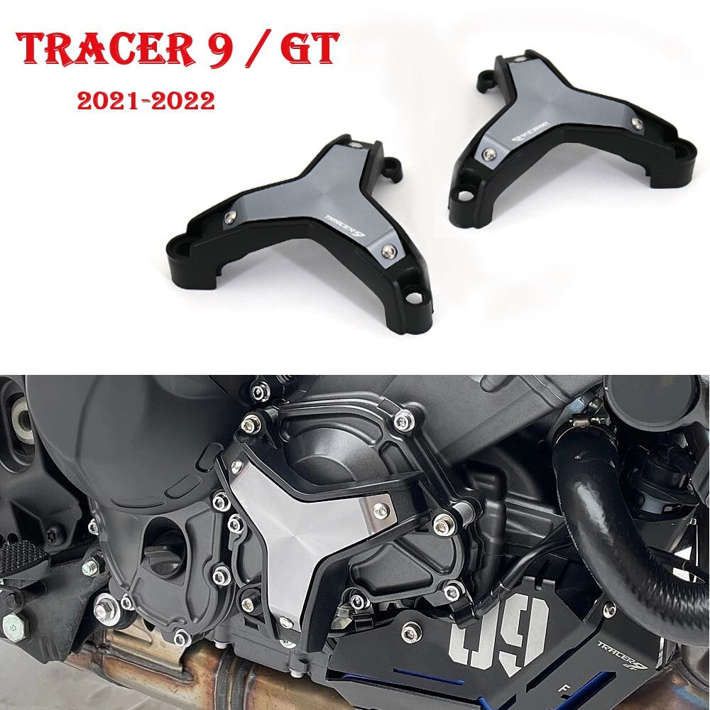 ya 27 7.20 Side Engine Guard Protection Sliders Crash Pads for Yamaha Tracer 9 GT TRACER 9