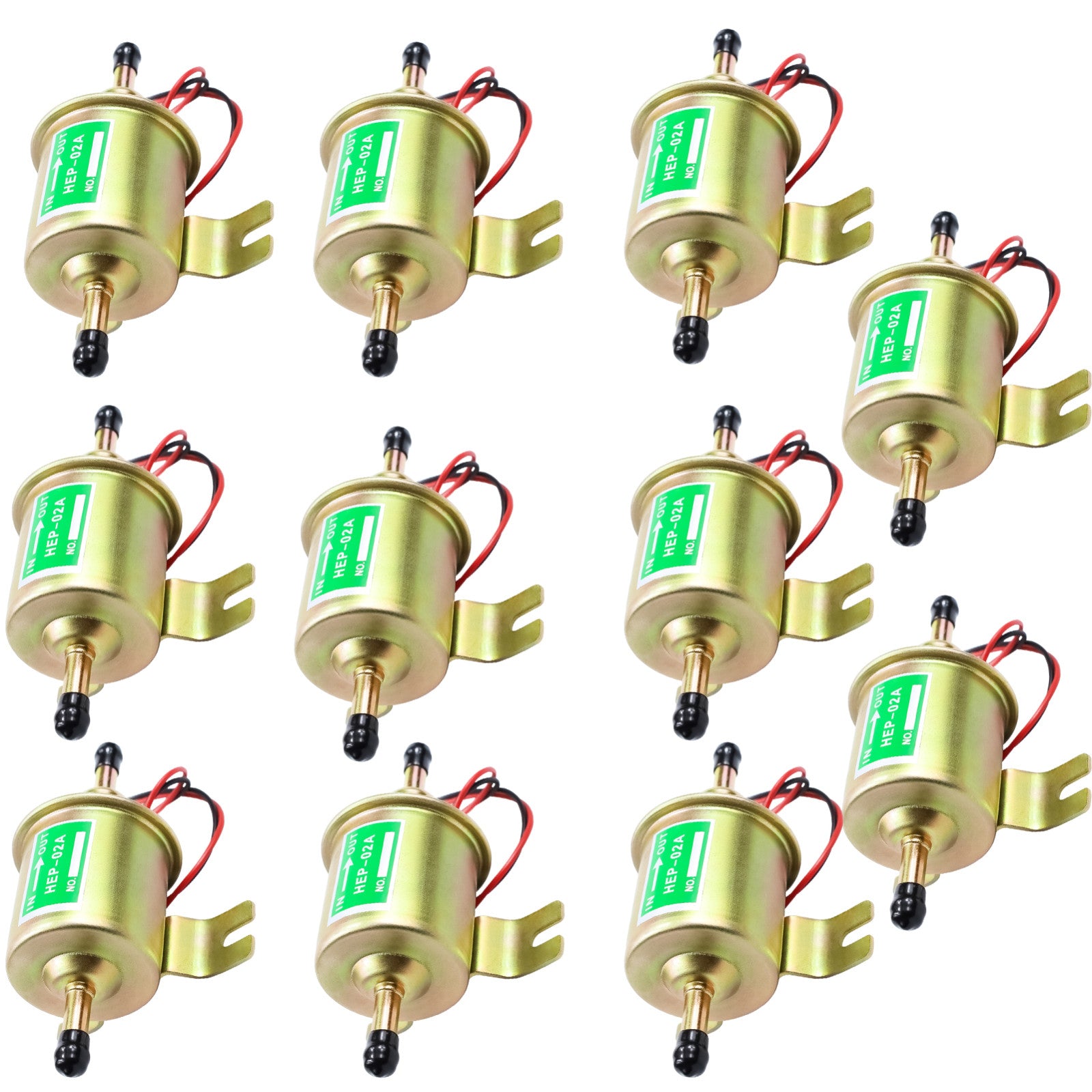 ya 27 7.2 11x Electric Fuel Pump 12V for Lawn Mower Carburetor Gas Diesel Engine 2.5-4psi