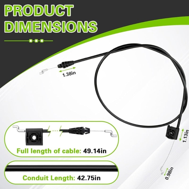 ya 14 Long Lasting Brake Cable Stainless Steel Construction Weatherproof PVC Fit