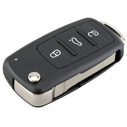 ya 5 8.7 Flip Car Key Fob Remote Case Shell 3 Button for VW Transporter for Golf Mk6 Cab Plus