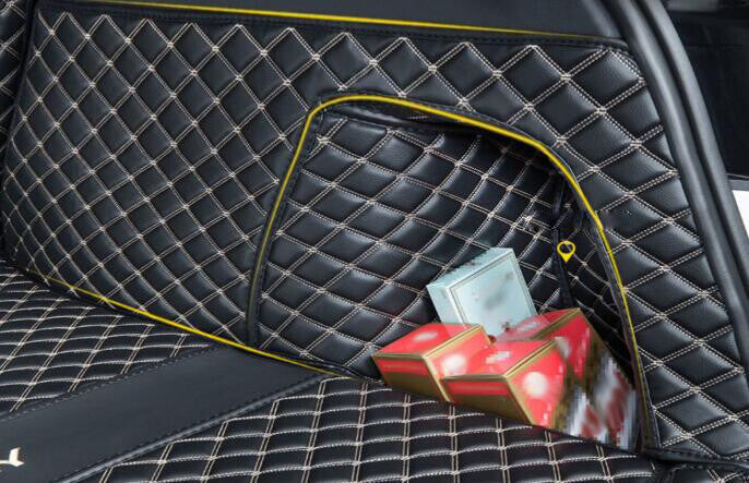 ya 5 8.7 Leather Boot Cargo Liner Tray Rear Trunk Floor Mat for Mercedes-benz EQC 2020+