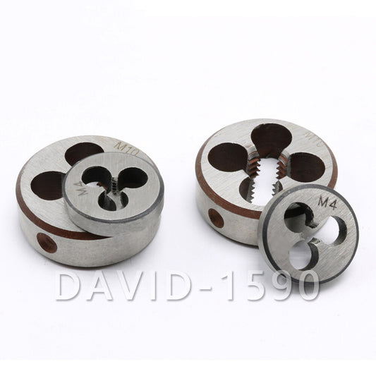 Select Size M1 to M2.6 Metric Die Right Hand Die Small Mini Round Threading Dies