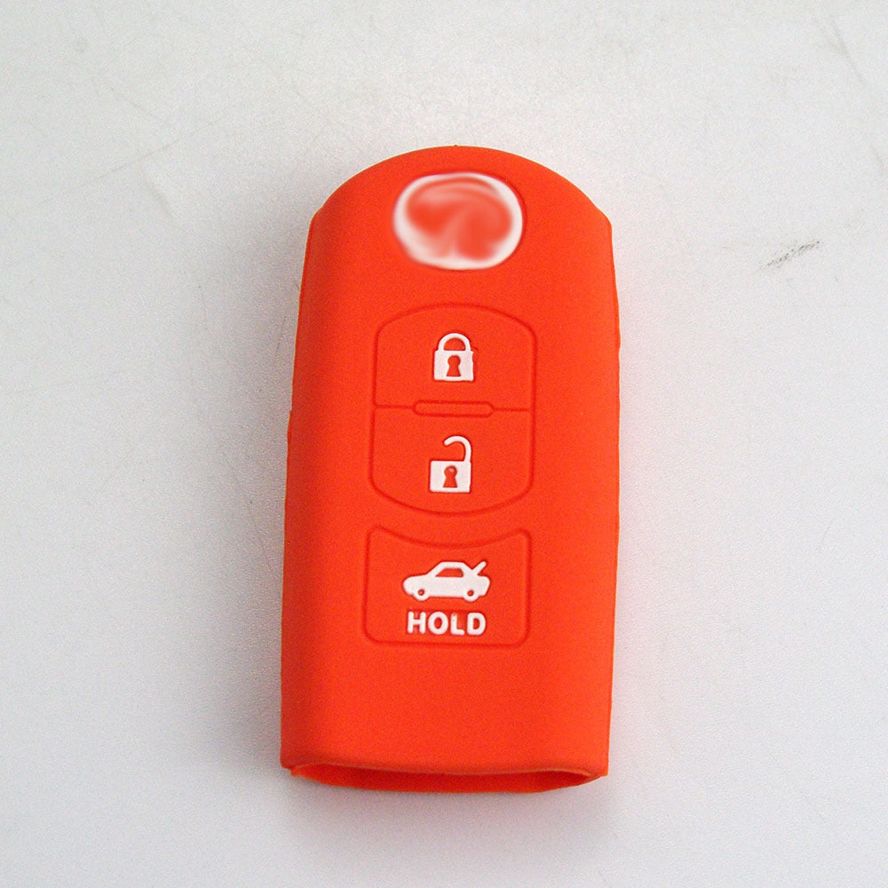 ya 5 8.7 New Silicone Key Cover Shell 3 Buttons for Mazda CX-5 CX-7 CX-9 3 6 FOB Case