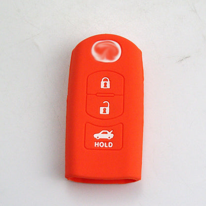 ya 5 8.7 New Silicone Key Cover Shell 3 Buttons for Mazda CX-5 CX-7 CX-9 3 6 FOB Case