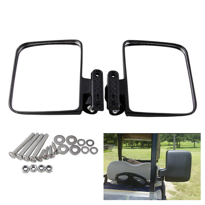 ya 5 8.7 1Pair for Golf Cart Mirrors Side Rear View Fits Club Car Ezgo for Yamaha Side Mirror