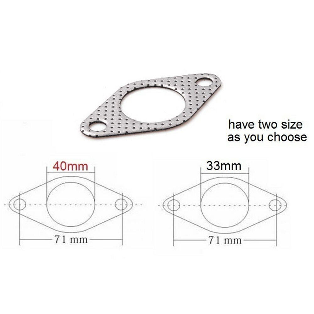 ya 5 8.7 10 pcs Turbine Gasket Aluminum for 35mm/38mm Wastegate/Dump Pipe/Flange