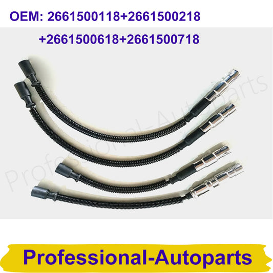 ya 8 5.27 4PCS Ignition Spark Plug Wire for Mercedes-benz W245 W169 A180 B180 A200 B200