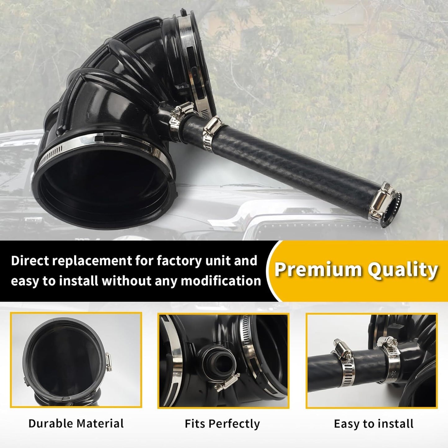 ya 5 8.7 Intake Clean Air Duct Pipe Hose for Dodge for Ram 2500 3500 4000 4500 6.7L 53032944AD