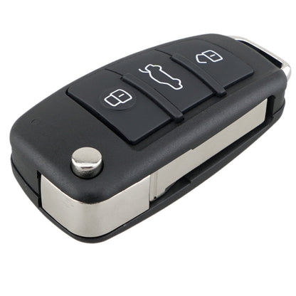 ya 5 8.7 Flip Remote for Audi A1 A3 A4 B7 A6 C6 TT Q3 Q7 Key Case Shell 3Button Key Fob