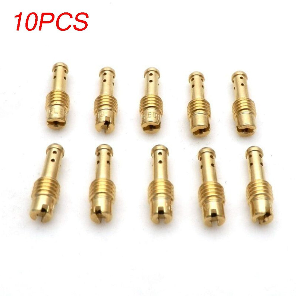 ya 3 6.23 10pcs For Pilot Jet 8 Bleed Holes For MIKUNI VM/TM/ for TMX Carburetor 10-32.5