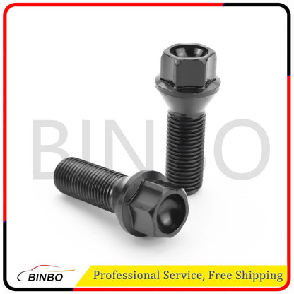 ya 5 8.7 4Pcs Wheel Lug Bolts Nuts 36136781152 for BMW X3 E65 E66 E83 E83N 750i 760i
