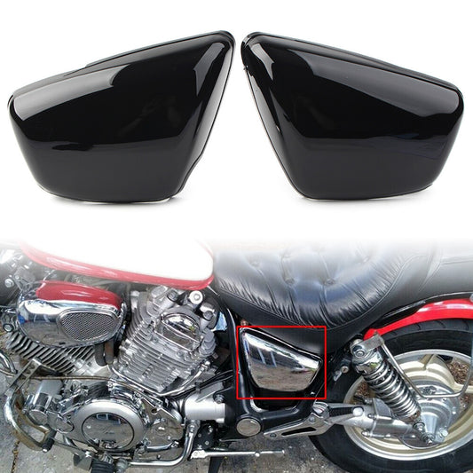 ya 7 6.10.2 FIT FOR 84-UP for Yamaha XV 700 750 1000 1100 Virago Left Right Side Panel Cover