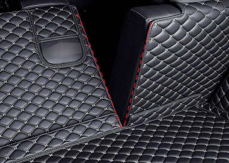 ya 5 8.7 Leather Boot Cargo Liner Tray Rear Trunk Floor Mat for Mercedes-benz EQC 2020+
