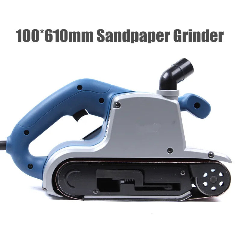 ya 17 Belt Sander 1200W High Power Woodworking Sandpaper Grinder Including Dust Bag