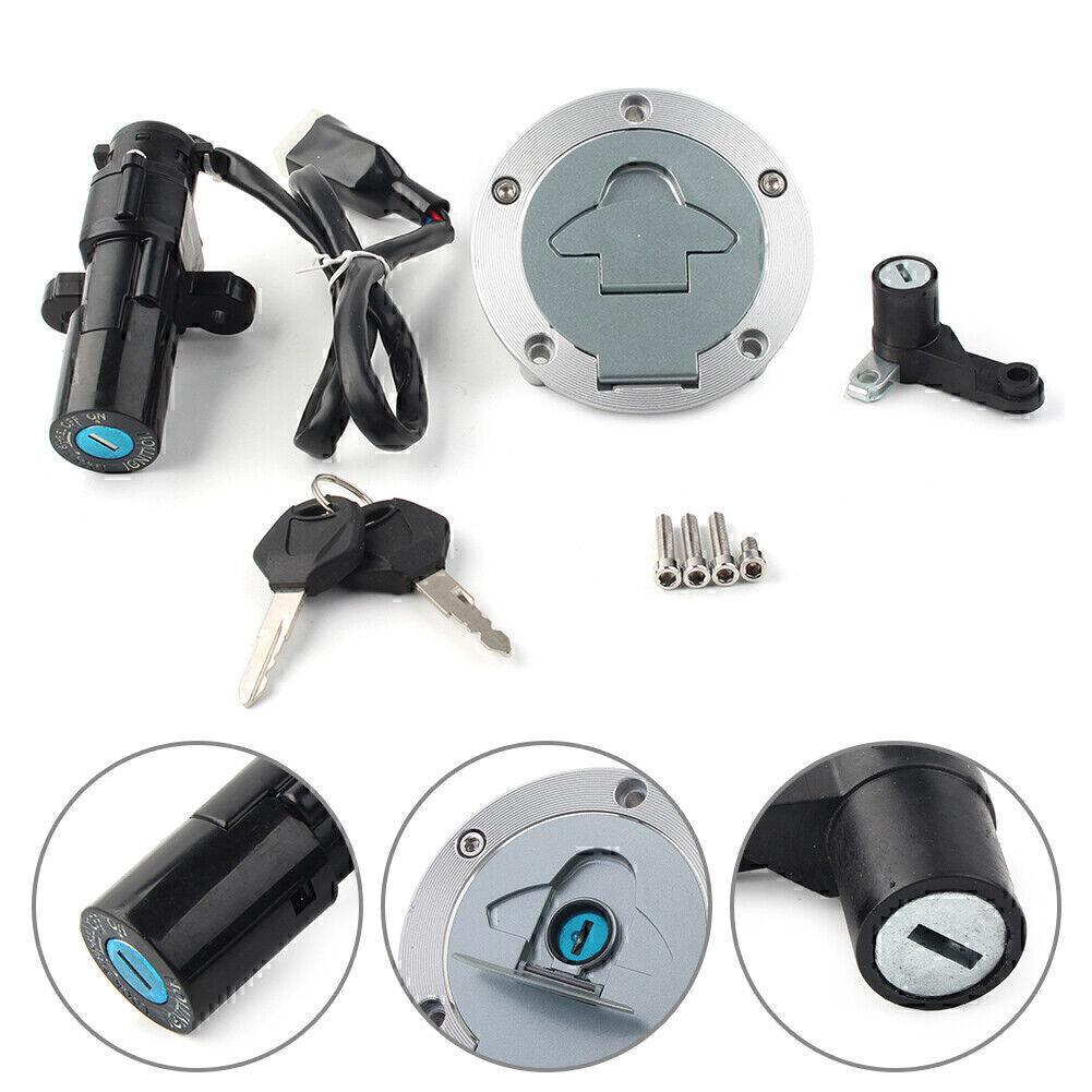 ya 4 6.22 Ignition Switch Fuel Gas Cap for SEAT Key Lock Set Fit for Yamaha YZF-R25/R3 2015 - 2019