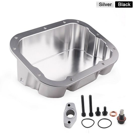 ya 12 5.21 Silver Engine Oil Sump Pan NEW PLM CNC for Nissan 2009-2019 VR38DETT GTR R35