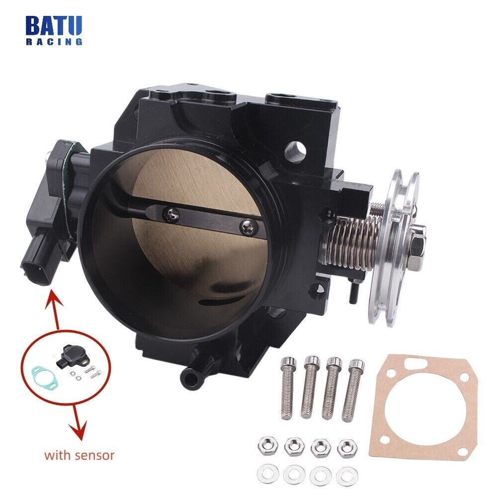 ya 27 7.20 Black 70mm Throttle Body+TPS for Civic Si K-Series K20 Engine for Acura RSX