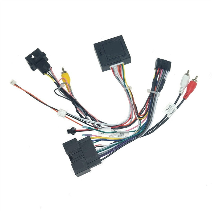ya 5 8.7 Car 16Pin Android Stereo Power Wiring Harness for Ford Kuga/Focus/Edge/Explorer