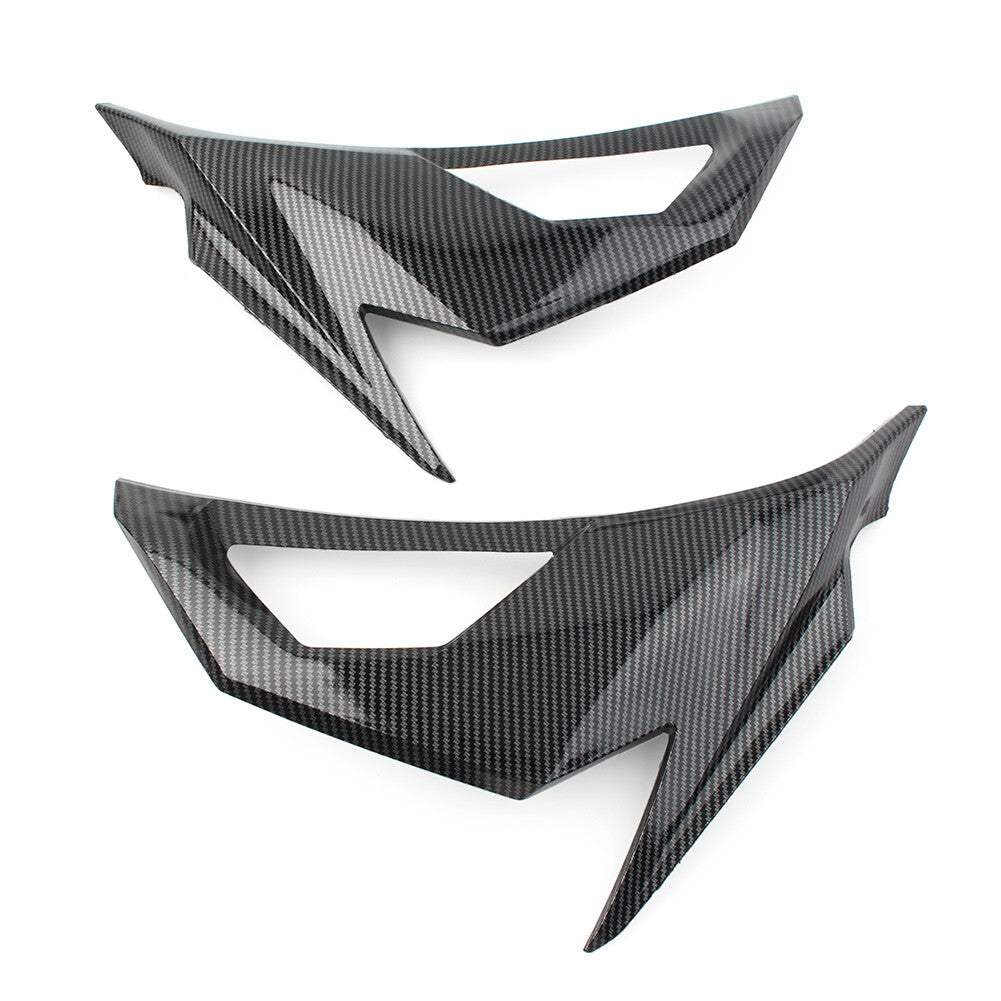 ya 5 8.7 for Kawasaki 400 EX400 FAIRING COWL TURN SIGNAL PANEL COVER CARBON FIBER