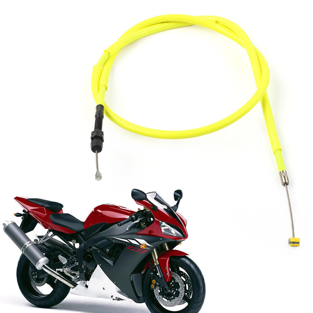 ya 1 7.7 Motorcyc Brake Clutch Cable Replacement Fit for Yamaha R1 2002 2003 Yellow