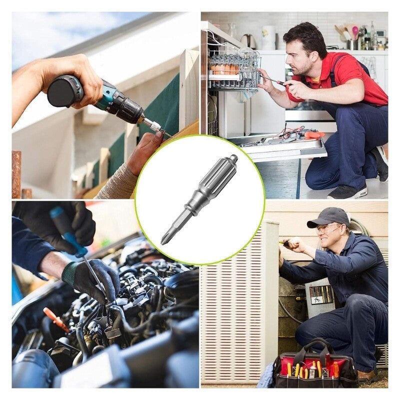 ya 26 1pcs ature Screwdriver Handle With Bit For Travel Essential Items