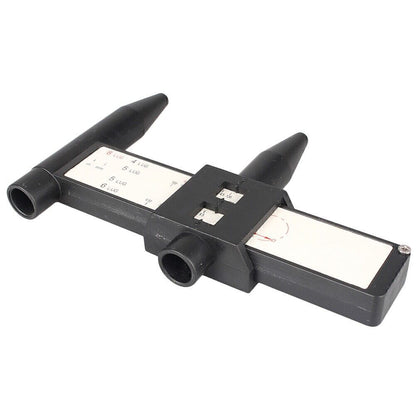 ya 5 8.7 Stud Pattern PCD Gauge Black Fit Measures Most Common 4/5/6/8 lug Bolt Patterns