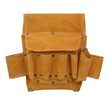 ya 26 Tool Pocket Belt Tool Bag Thickened Tool Waist Bag Cowhide Storage