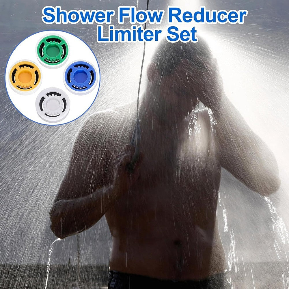 ya 14 Efficient Shower Head Water Flow Restrictor Set for Maximum Water Conservation