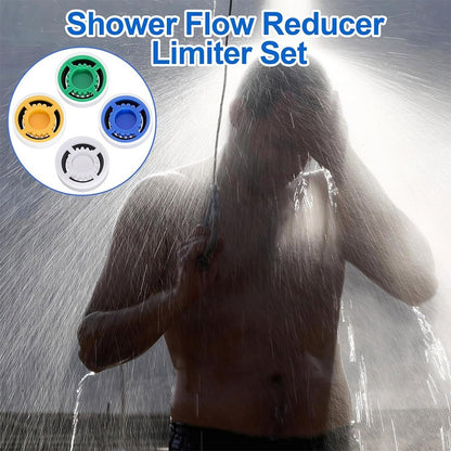 ya 14 Efficient Shower Head Water Flow Restrictor Set for Maximum Water Conservation