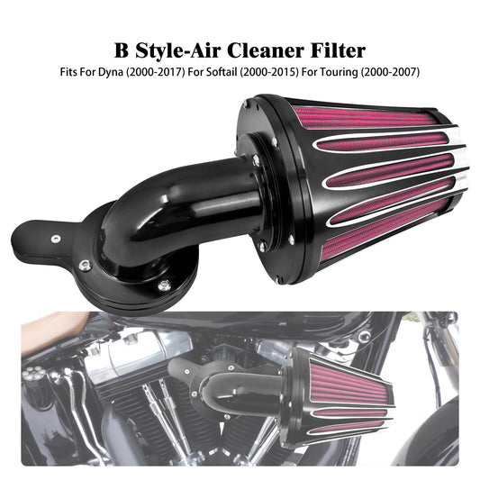 ya 8 5.26 Cone Air Cleaner Filter Red Element for Harley Touring Road Electra Glide 00-07