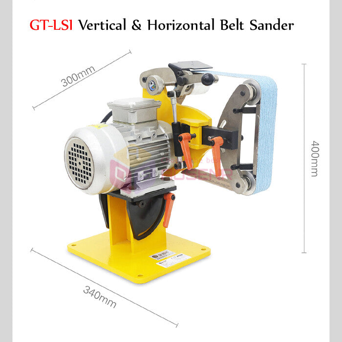 ya 26 7.28.2 220V Professio l Vertical Horizontal Belt Sander Abrasive Belt Sanding Machinea
