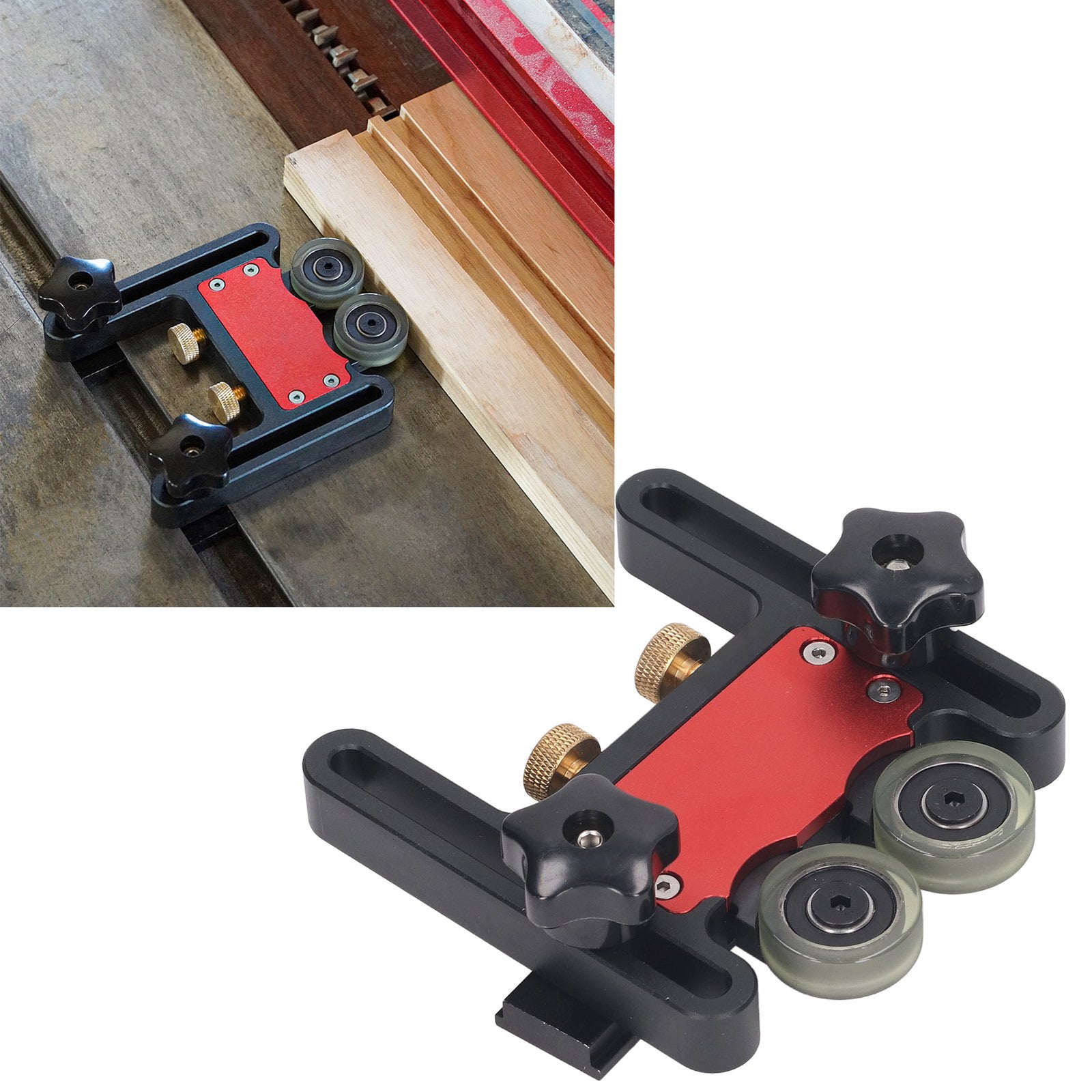 ya 26 Table Saw Stock Roller Woodworking Sliding Feeding Guide Roller iliary