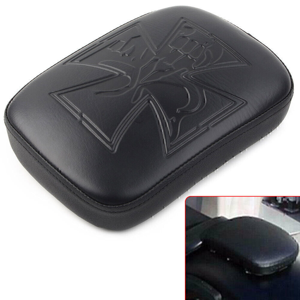 ya 2 6.27 Rear Fender Passenger Pillion Pad for SEAT 8 Suction Cup Fit for Harley Bobber Sportster