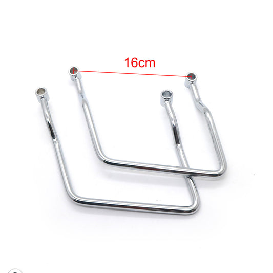ya 12 5.21 16cm Saddle bag Support Bar Bars Mount Bracket for Kawasaki Vulcan 750 VN750A