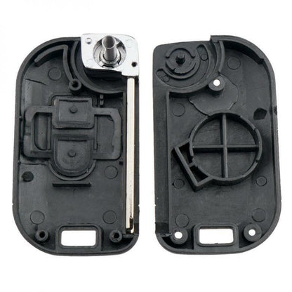 ya 5 8.7 2 Button Flip Folding Remote Key Shell Car Case Fob Cover for Nissan Qashqai