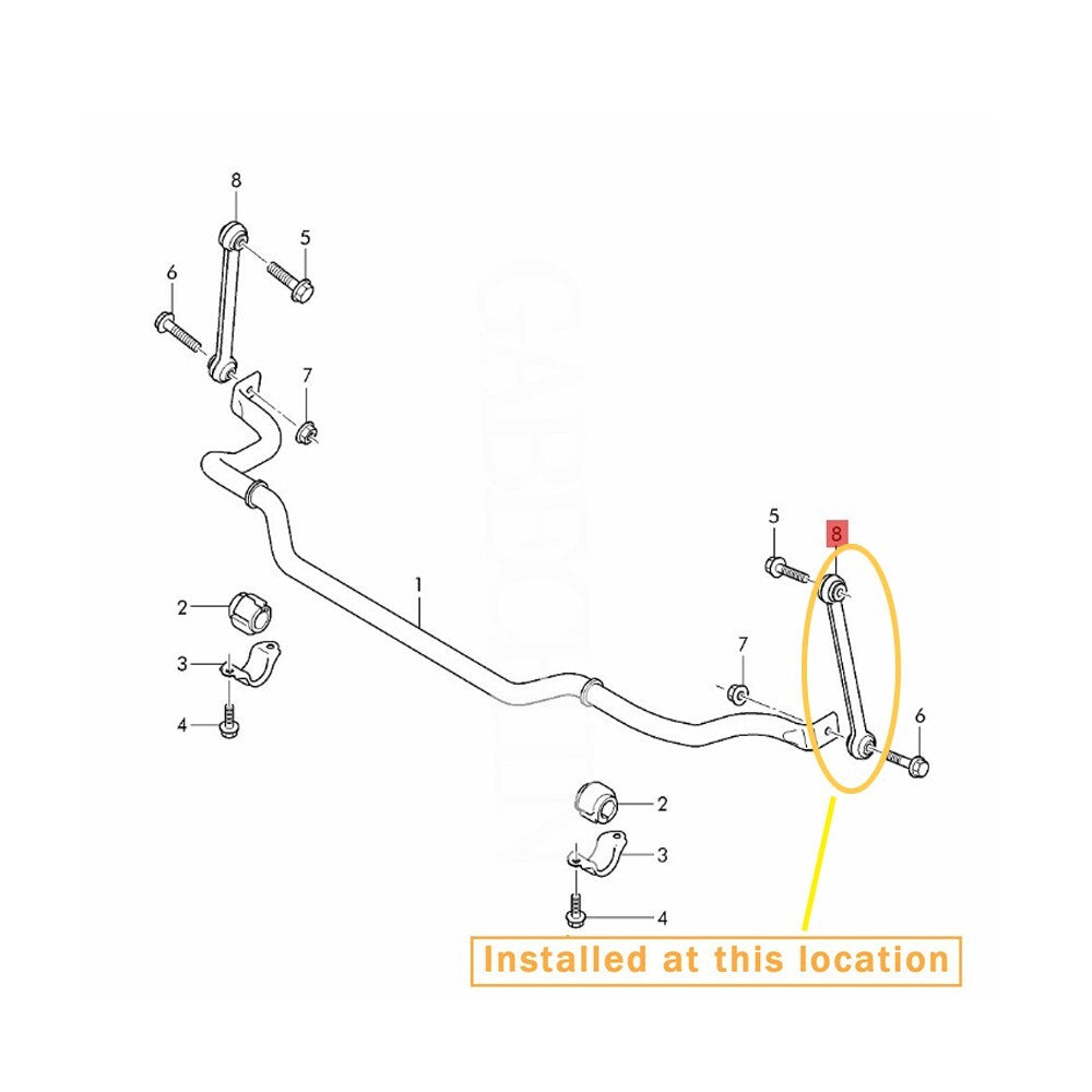 ya 8 5.27.2 Suitable for for Bentley Mulsanne 2011-2022 Stabilizer Support Bar OE: 3Y0411317
