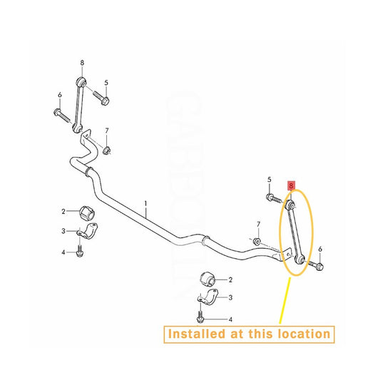 ya 8 5.27.2 Suitable for for Bentley Mulsanne 2011-2022 Stabilizer Support Bar OE: 3Y0411317