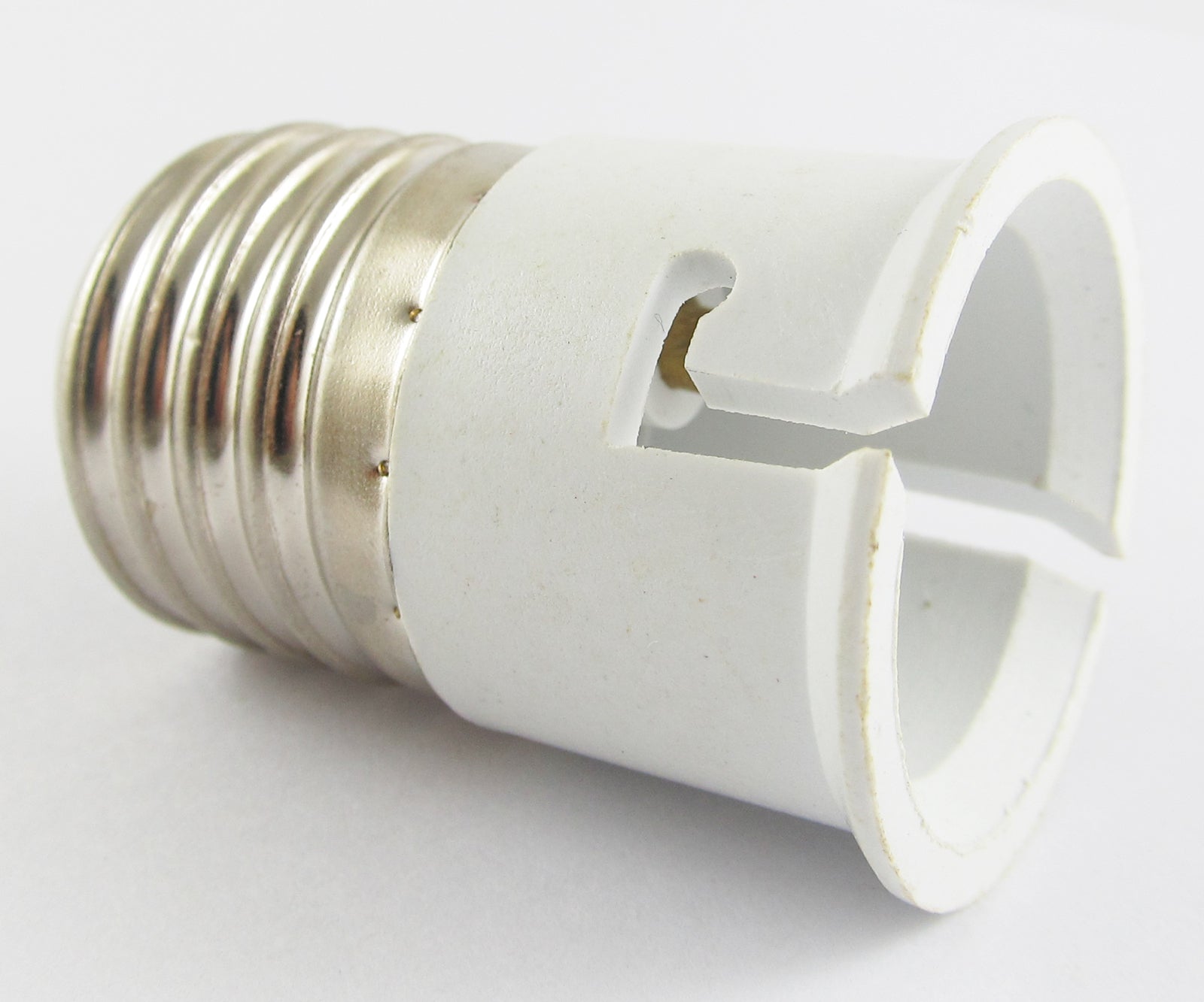 ya 14 2pcs E27 Male to B22 Female Socket Base LED Halogen CFL Light Bulb Lamp Adapter