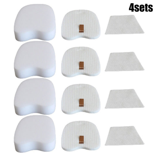 ya 25 4x Foam Felt Filters for Shark Rocket For For -M HV345 ZS350 ZS351 ZS352 Vacuum