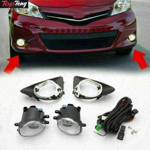 ya 1 8.5.1 Front Bumper Fog Lights Harness Switch Kit For 2012-2014 Yaris Hatch