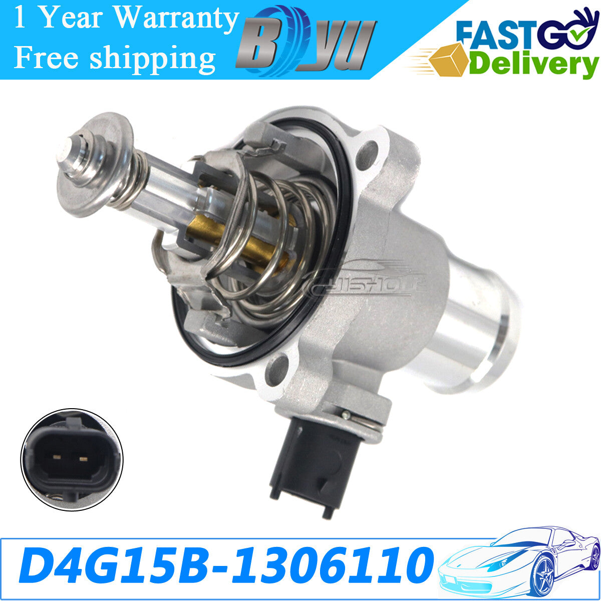 ya 11 6.8 Engine Electronic Thermostat Cooling System Thermostat for Chery Tiggo 2