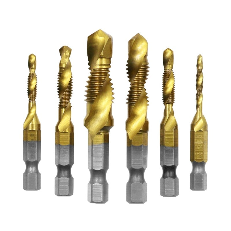 ya 25 High Speed Steel Shank Drilling Bits Chamfering Integrated Composite Tap Set