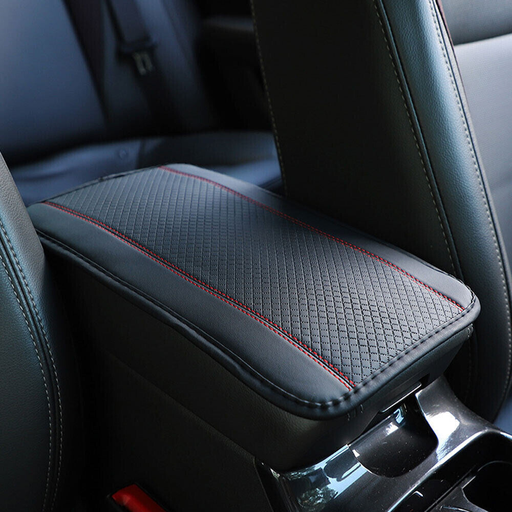ya 5 8.7 Car Armrest Box Pad Mat Protector Cover PU Embossed Breathable Accessories