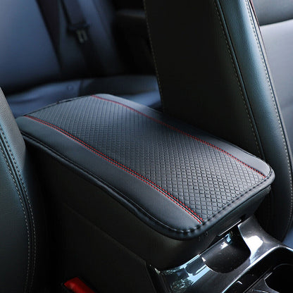 ya 5 8.7 Car Armrest Box Pad Mat Protector Cover PU Embossed Breathable Accessories
